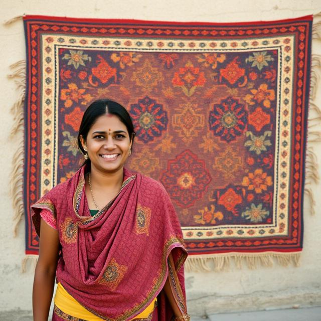 smiling-young-indian-village-women-in-front-of-wall-a